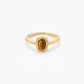 Minimal Tiger's Eye Ring