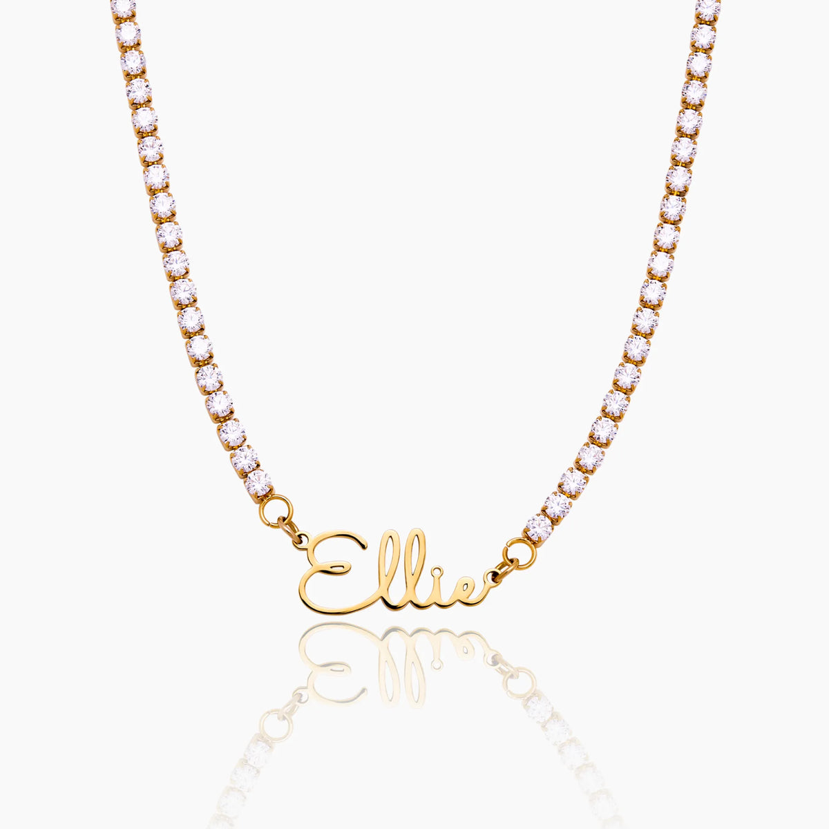 Signature Name Tennis Necklace
