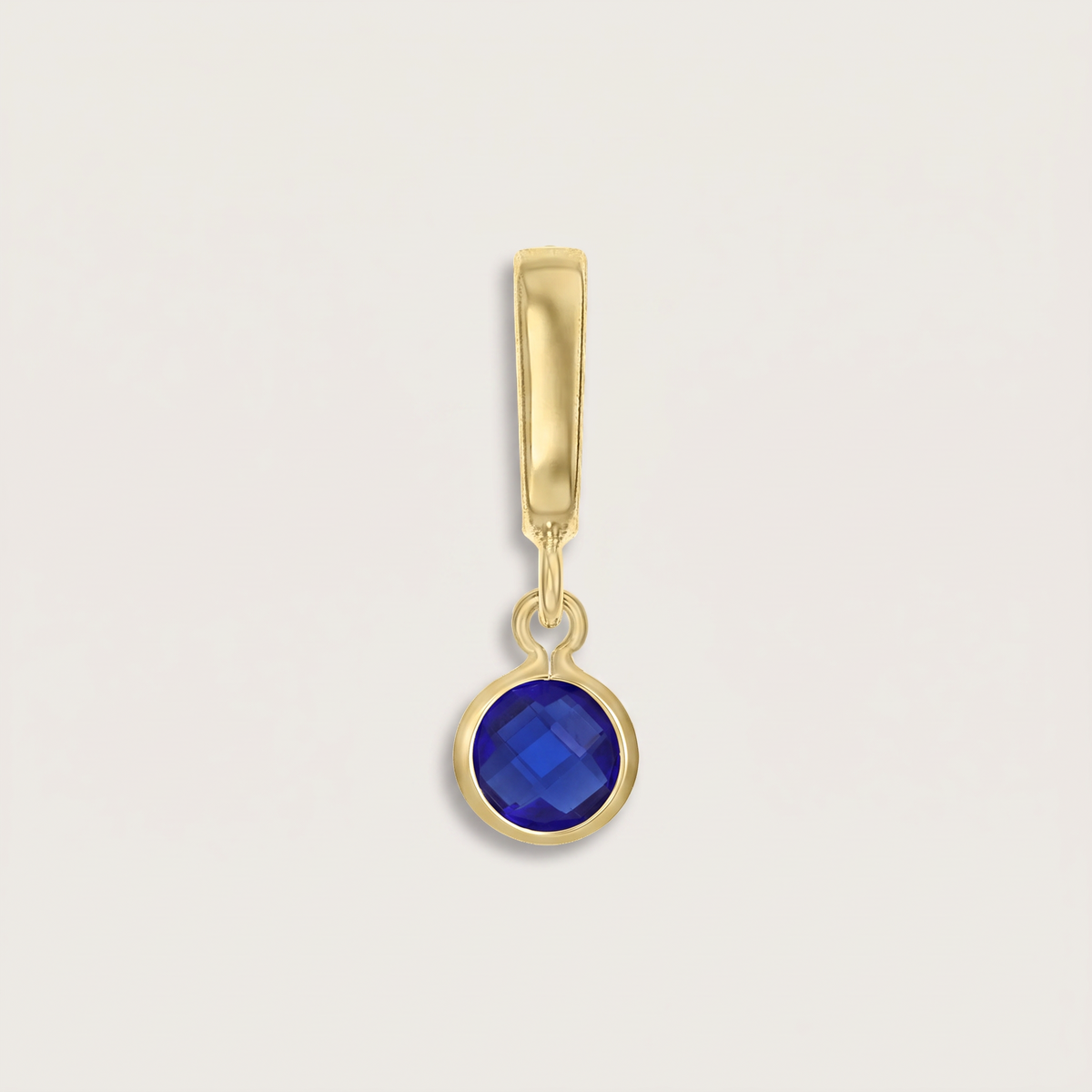 Sept - Sapphire birthstone charm