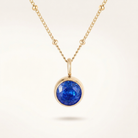 Birthstone Necklace, September | Sapphire, 14K Gold