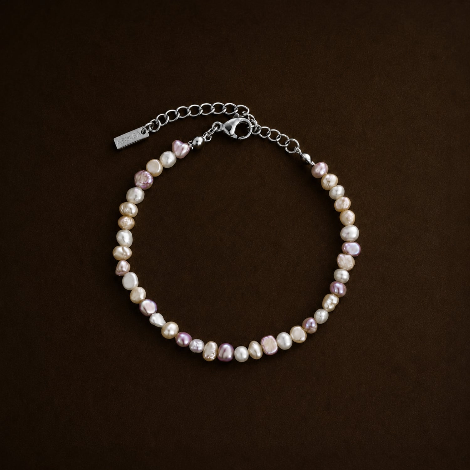 Perla Rosa Anklet