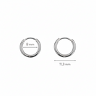 Tiny Huggie Hoops