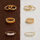 "Gemini" Stackable Rings