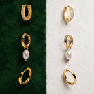 Tiny Gold Hoop Earrings