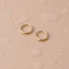 Tiny Huggie Hoops