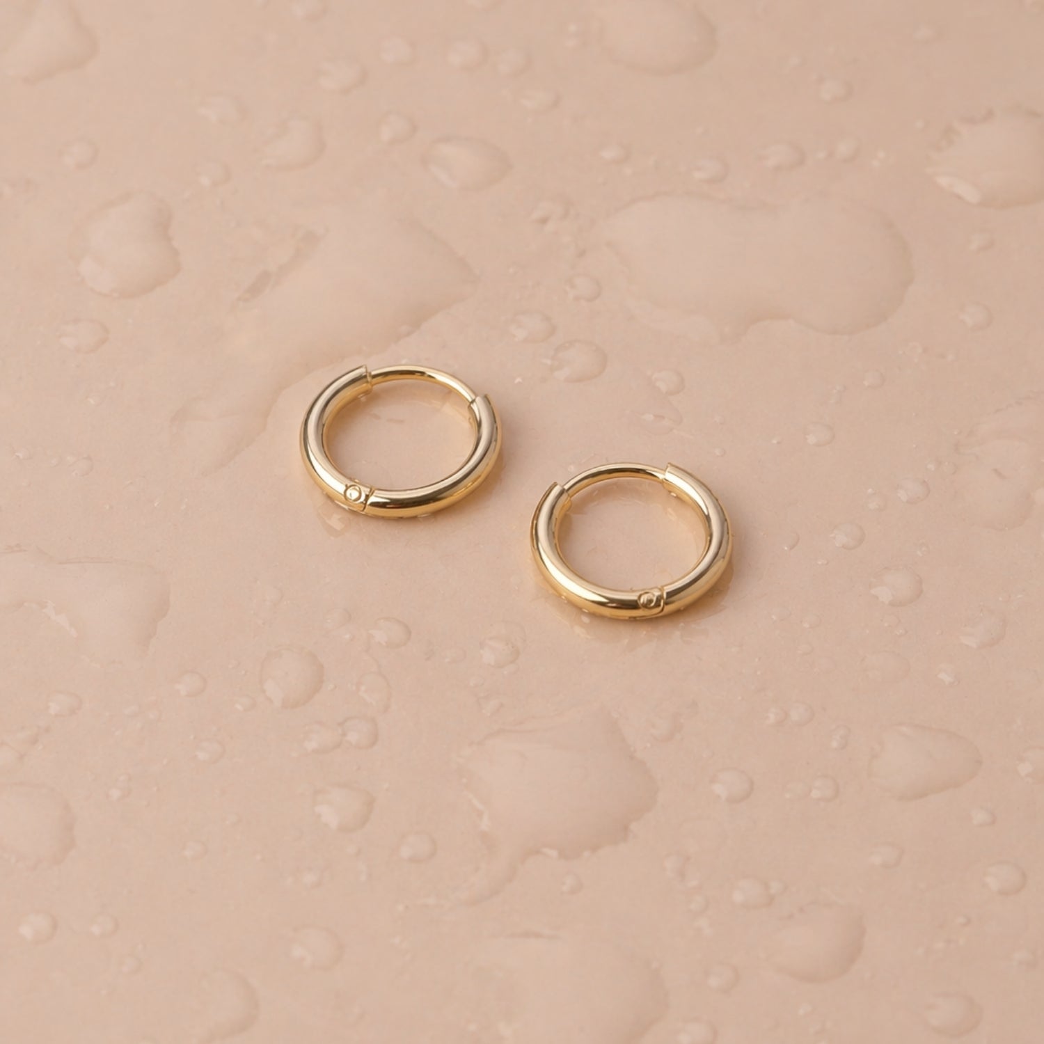 Tiny Huggie Hoops