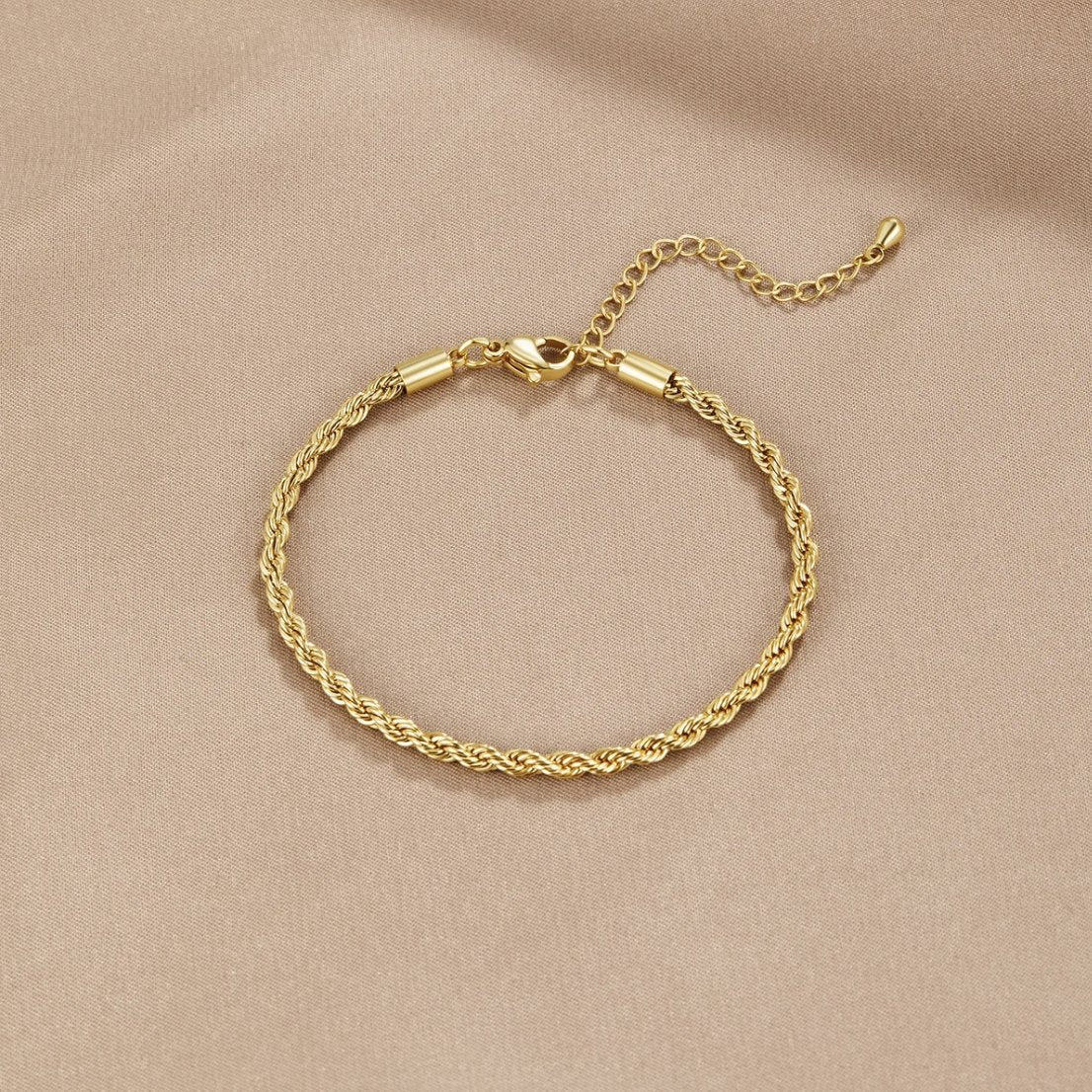Twisted 18K Gold Bracelet - Beautiful Earth Boutique