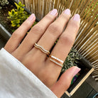 “Wrap Me” Pearl & Crystal Ring - Beautiful Earth Boutique