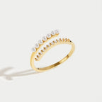 “Wrap Me” Pearl & Crystal Ring - Beautiful Earth Boutique
